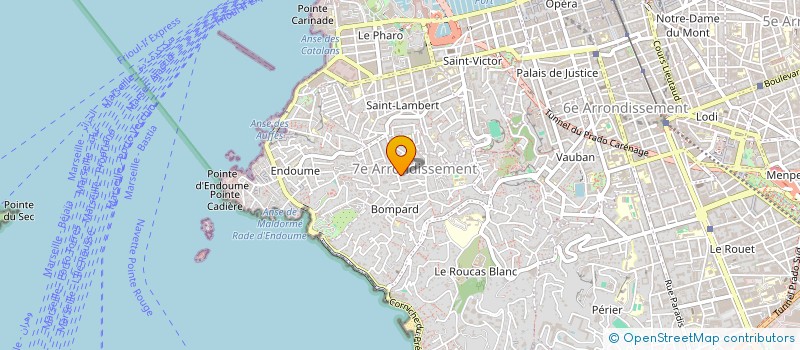 localisation de l'entreprise MONSIEUR ROLAND BOUDET à MARSEILLE