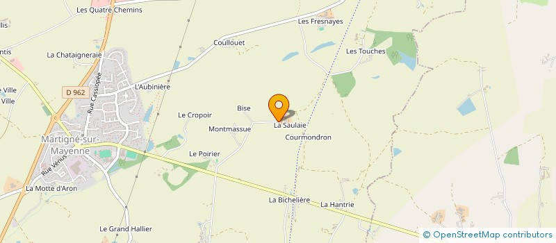 localisation de l'entreprise MONSIEUR ROLAND BOURGOIN  MARTIGNE-SUR-MAYENNE