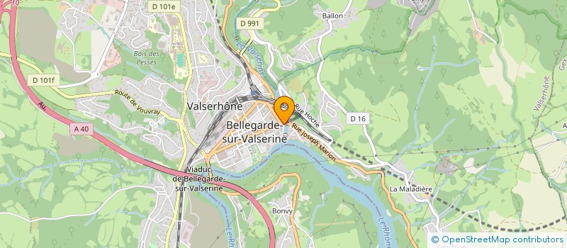 localisation de l'entreprise MONSIEUR ROLAND BOURNONVILLE à VALSERHONE