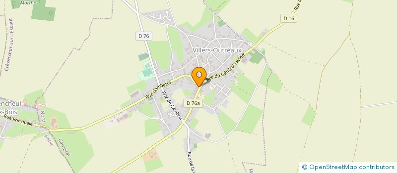 localisation de l'entreprise MONSIEUR ROLAND BOUTRY  VILLERS-OUTREAUX