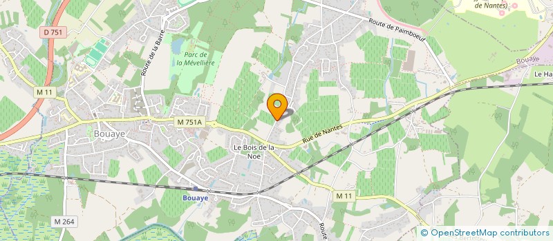 localisation de l'entreprise MONSIEUR ROLAND BOUVAIS  BOUAYE