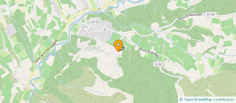localisation de l'entreprise MONSIEUR ROLAND BOYER  GRAMBOIS