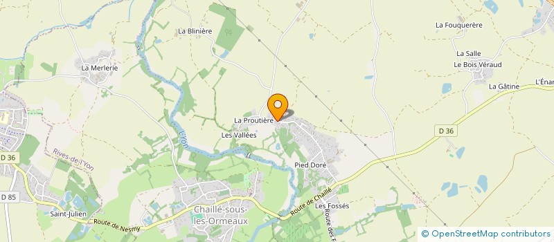 localisation de l'entreprise MONSIEUR ROLAND BRECHOTTEAU  RIVES DE L'YON