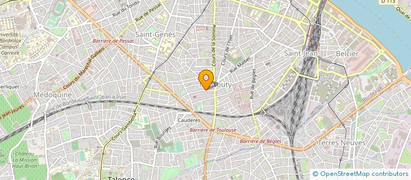 localisation de l'entreprise MONSIEUR ROLAND BRIE à BORDEAUX