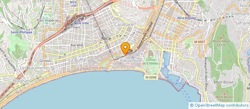 localisation de l'entreprise MONSIEUR ROLAND BRUN à NICE