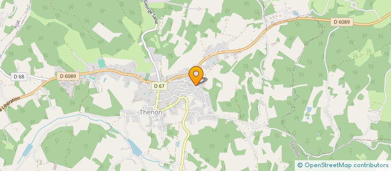 localisation de l'entreprise MONSIEUR ROLAND BRUN  THENON