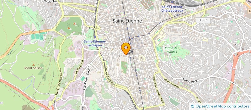 localisation de l'entreprise MONSIEUR ROLAND BRUNON à SAINT-ETIENNE
