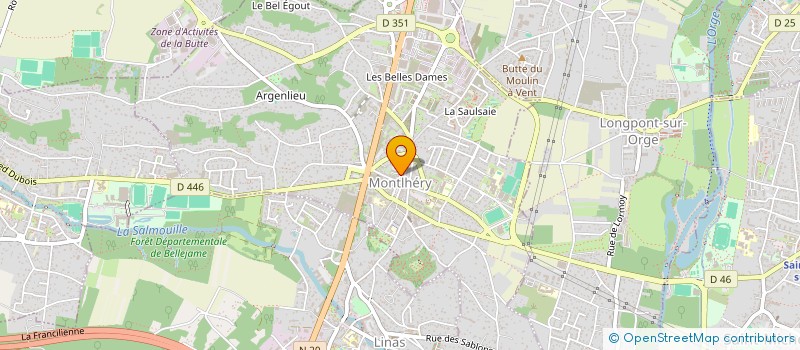 localisation de l'entreprise MONSIEUR ROLAND CADAN  MONTLHERY