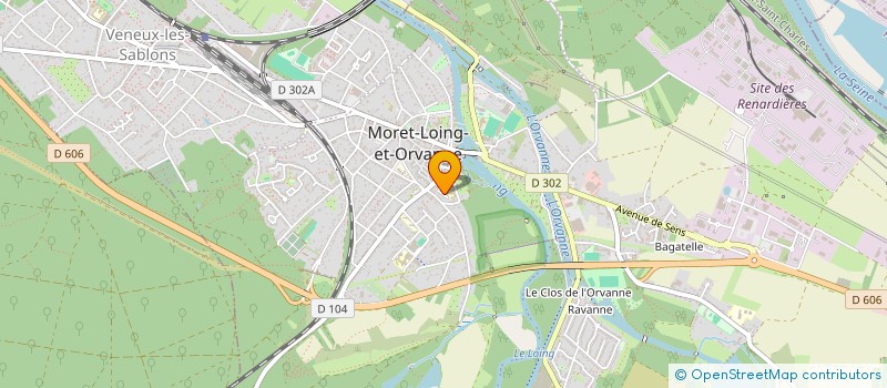 localisation de l'entreprise MONSIEUR ROLAND CAILLOUX à MORET-LOING-ET-ORVANNE