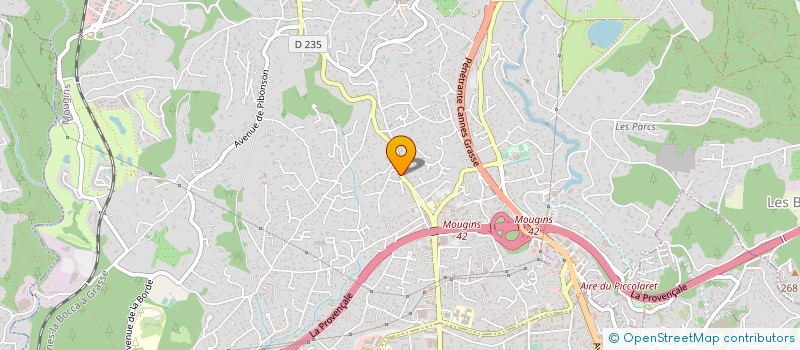 localisation de l'entreprise MONSIEUR ROLAND CALLEWAERT à MOUGINS