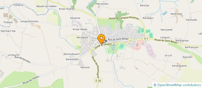 localisation de l'entreprise MONSIEUR ROLAND CANU à PLOUARZEL