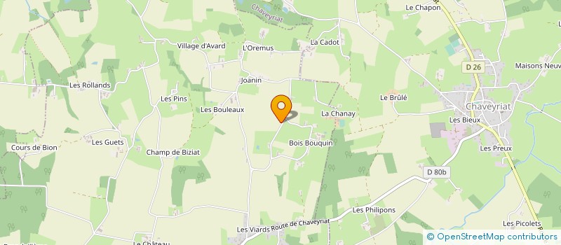 localisation de l'entreprise MONSIEUR ROLAND CARDI à CHANOZ-CHATENAY
