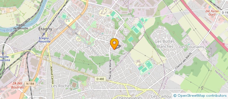 localisation de l'entreprise MONSIEUR ROLAND CARTIGNY  OSNY