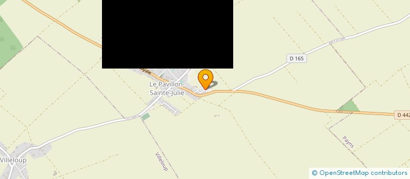 localisation de l'entreprise MONSIEUR ROLAND CHAPLOT  LE PAVILLON-SAINTE-JULIE