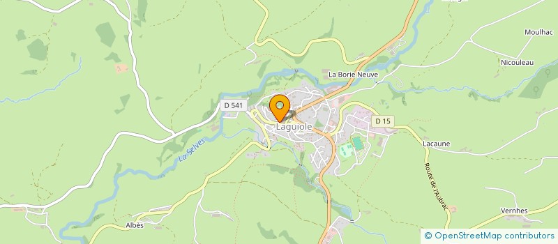 localisation de l'entreprise MONSIEUR ROLAND CHARBONNIER à ARGENCES EN AUBRAC