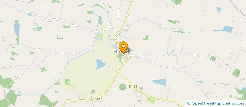 localisation de l'entreprise MONSIEUR ROLAND CHARDON  TERRAUBE