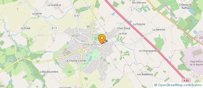 localisation de l'entreprise MONSIEUR ROLAND CHARRIER  LA PLANCHE