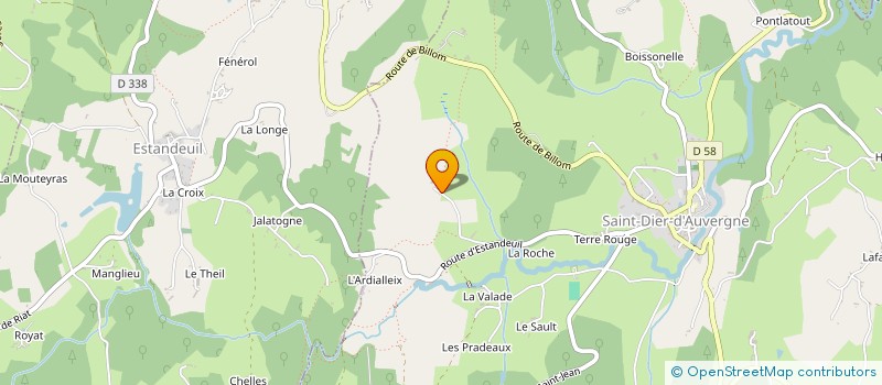 localisation de l'entreprise MONSIEUR ROLAND CHASSAGNE à ST DIER D AUVERGNE