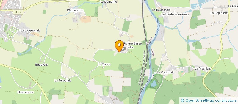 localisation de l'entreprise MONSIEUR ROLAND CHEMINEL  GUICHEN