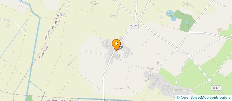 localisation de l'entreprise MONSIEUR ROLAND CHESNEAU  GUENROUET