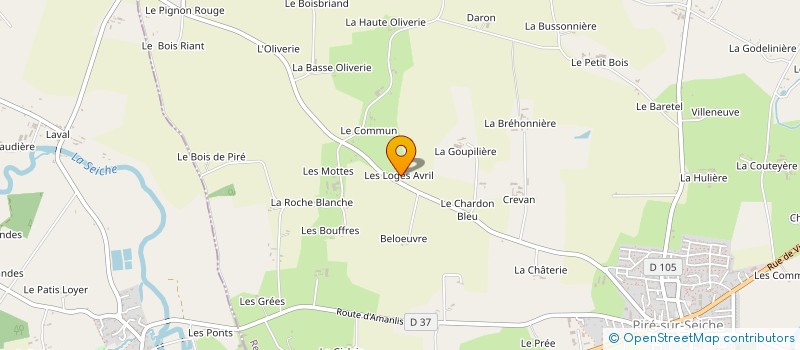 localisation de l'entreprise MONSIEUR ROLAND CHOPIN  BOISTRUDAN