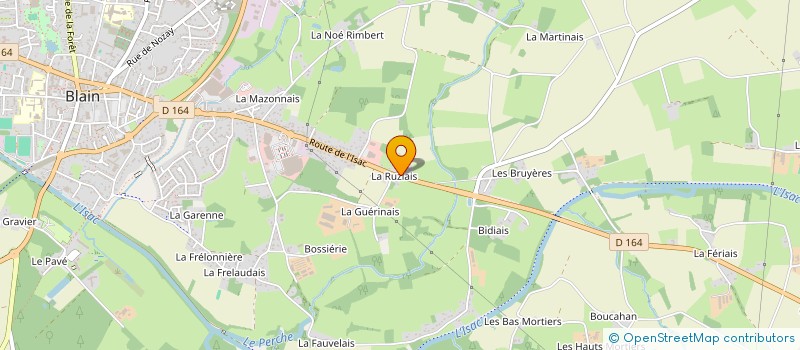 localisation de l'entreprise MONSIEUR ROLAND CHOTARD à BLAIN