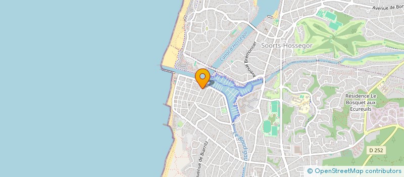 localisation de l'entreprise MONSIEUR ROLAND CLAVE à CAPBRETON