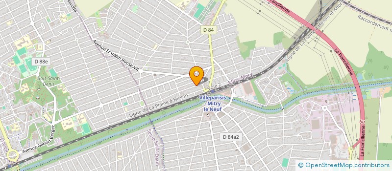 localisation de l'entreprise MONSIEUR ROLAND COLIN à MITRY-MORY
