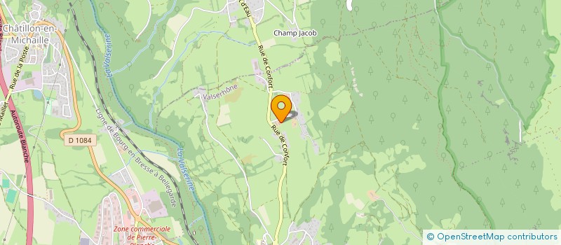 localisation de l'entreprise MONSIEUR ROLAND COLLOMB-RAVINET  VALSERHONE