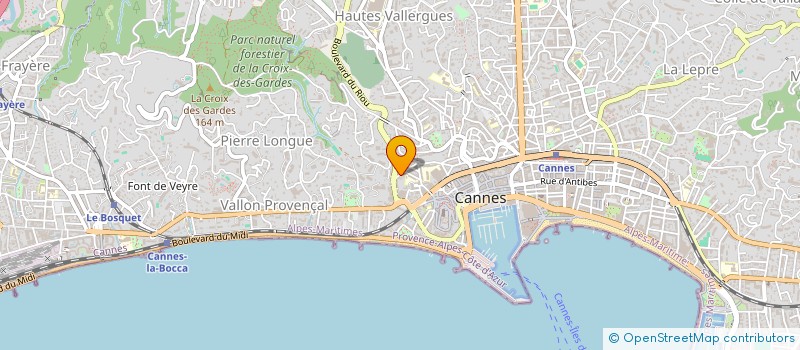 localisation de l'entreprise MONSIEUR ROLAND COLUBRIALE à CANNES