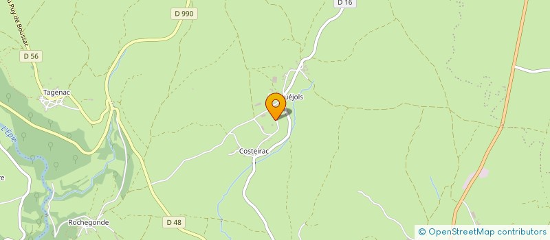 localisation de l'entreprise MONSIEUR ROLAND COMBETTE à NEUVEGLISE-SUR-TRUYERE