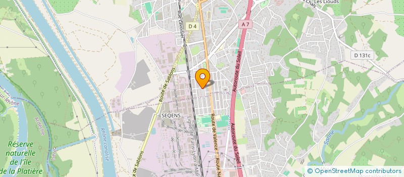 localisation de l'entreprise MONSIEUR ROLAND COMTE  ROUSSILLON