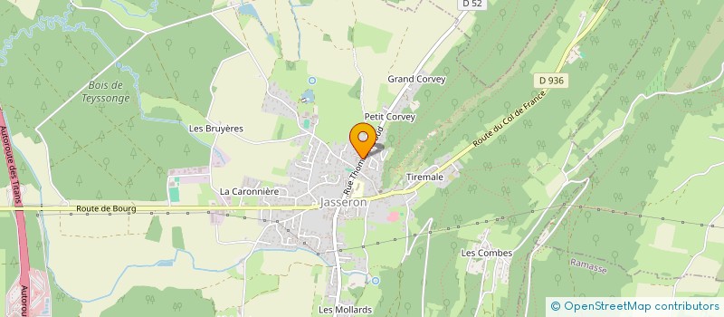 localisation de l'entreprise MONSIEUR ROLAND COMTE  JASSERON