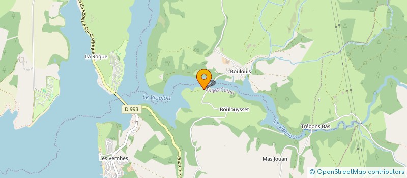 localisation de l'entreprise MONSIEUR ROLAND COSTES  CURAN