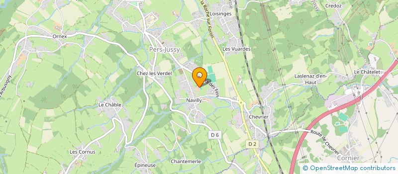 localisation de l'entreprise MONSIEUR ROLAND COUDURIER à PERS-JUSSY