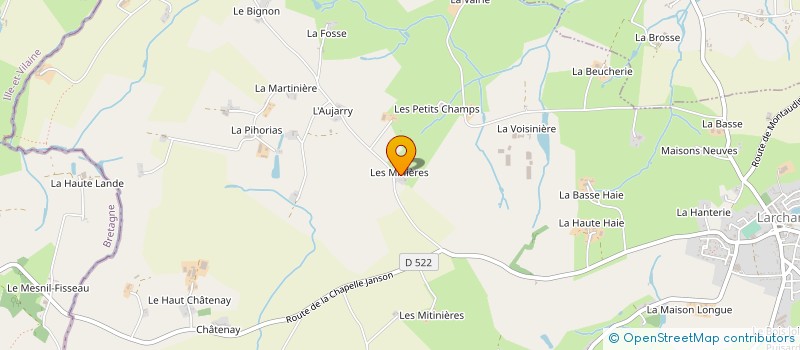 localisation de l'entreprise MONSIEUR ROLAND COUPE  LARCHAMP