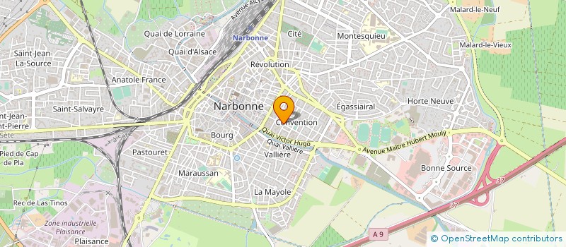 localisation de l'entreprise MONSIEUR ROLAND COURTEAU à NARBONNE