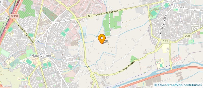 localisation de l'entreprise MONSIEUR ROLAND CRIBEILLET  PERPIGNAN