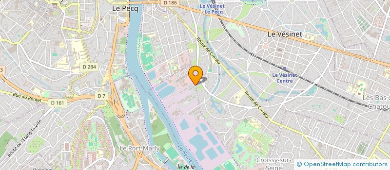 localisation de l'entreprise MONSIEUR ROLAND D'ELLOY  CROISSY-SUR-SEINE