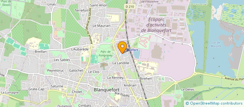 localisation de l'entreprise MONSIEUR ROLAND DARASPE à BLANQUEFORT