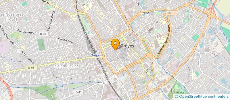 localisation de l'entreprise MONSIEUR ROLAND DARGEGEN à TROYES