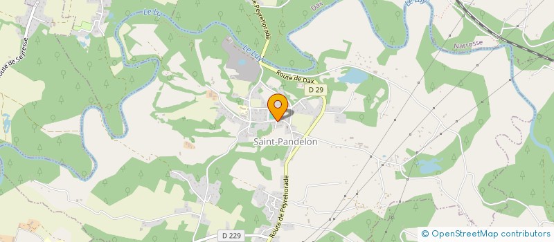 localisation de l'entreprise MONSIEUR ROLAND DARRASSEN  OEYRELUY