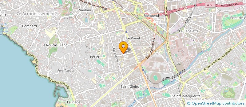 localisation de l'entreprise MONSIEUR ROLAND DASOUX à MARSEILLE