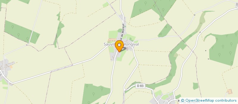 localisation de l'entreprise MONSIEUR ROLAND DAVAUX  SAUVILLERS-MONGIVAL
