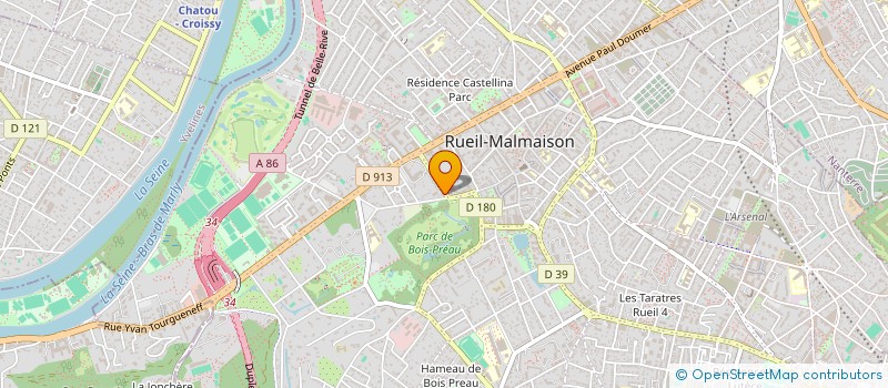 localisation de l'entreprise MONSIEUR ROLAND DE BENOIST DE GENTISSART à NANTERRE