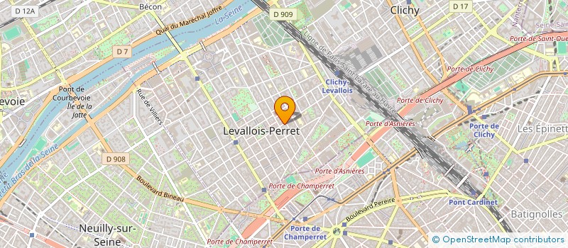 localisation de l'entreprise MONSIEUR ROLAND DE CAZENOVE à LEVALLOIS-PERRET