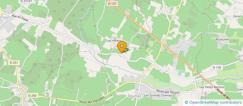 localisation de l'entreprise MONSIEUR ROLAND DE ONFFROY à TAURIAC