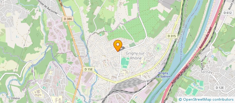 localisation de l'entreprise MONSIEUR ROLAND DECOMBE à GRIGNY
