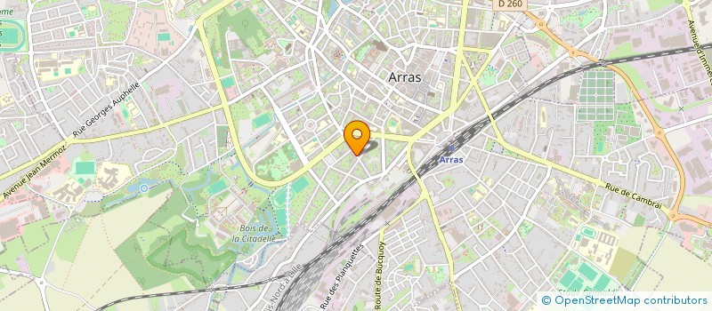 localisation de l'entreprise MONSIEUR ROLAND DELPLANQUE à ARRAS