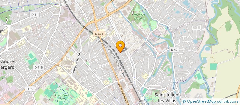 localisation de l'entreprise MONSIEUR ROLAND DEMARCHE à TROYES